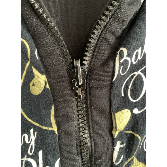 Vintage Y2k Woman's Baby Phat Black Reversible Zip Up Hoodie. Medium. - Picture 4 of 6